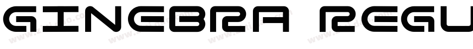 Ginebra Regular字体转换